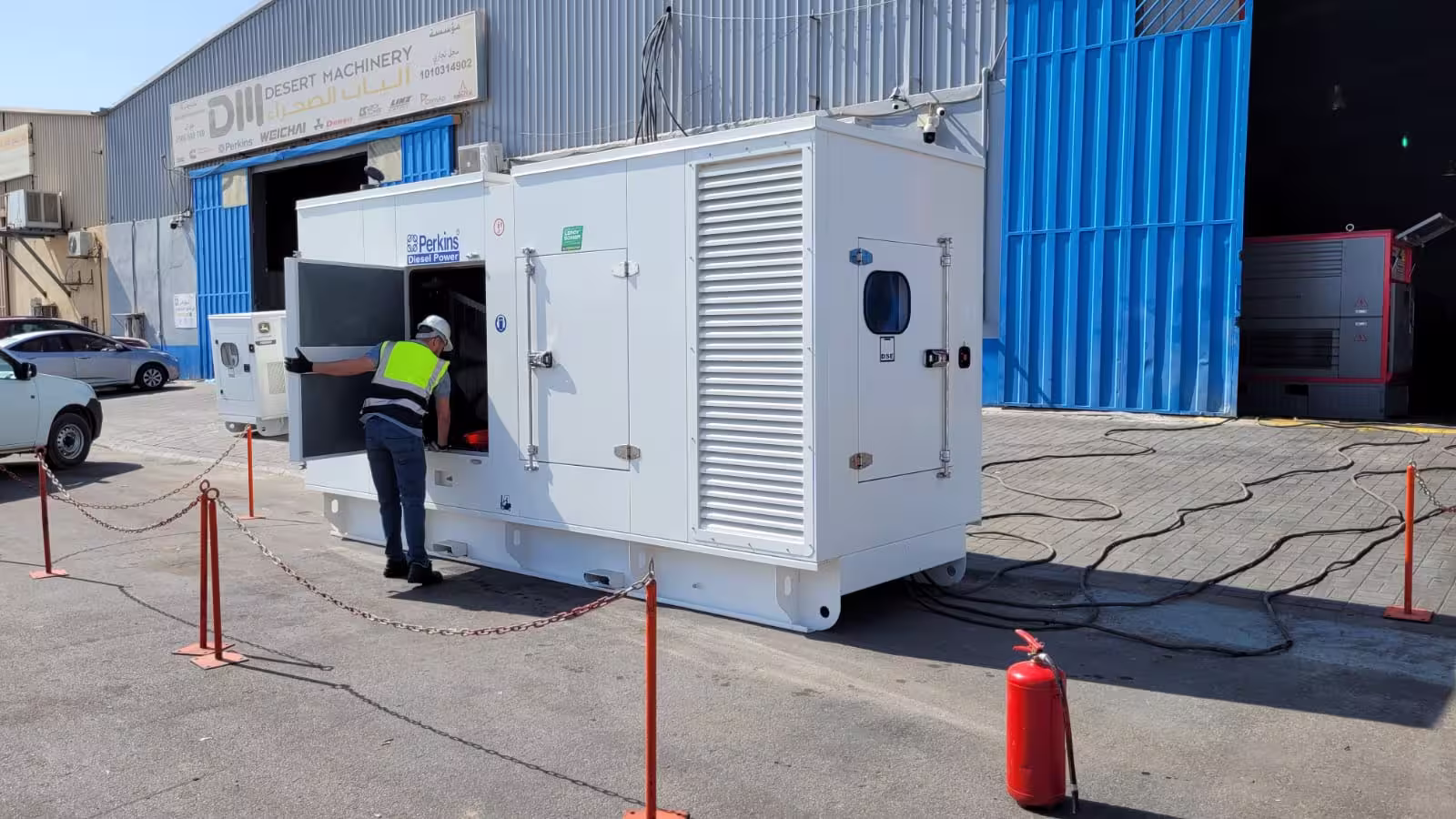 Diesel generator maintenance services by Perfect Solution Contracting