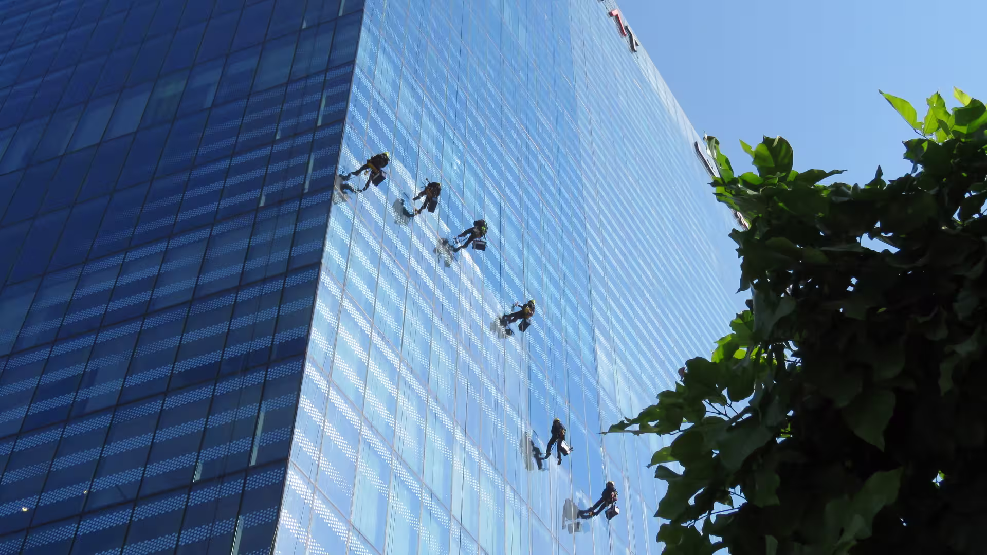 Building facade cleaning services by Perfect Solution Contracting